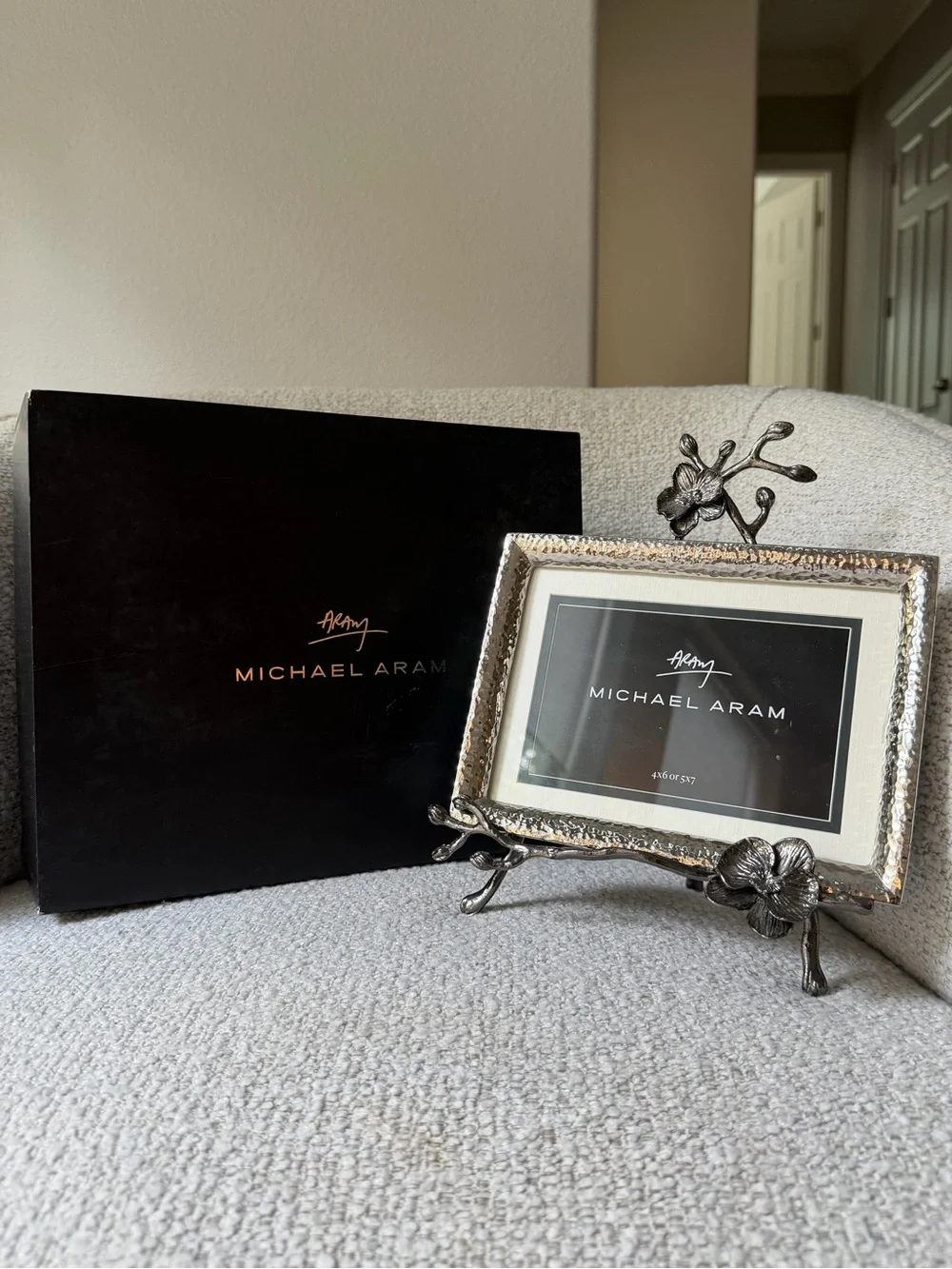 Michael Aram White Orchid Photo Frame 4x6 or 5x7